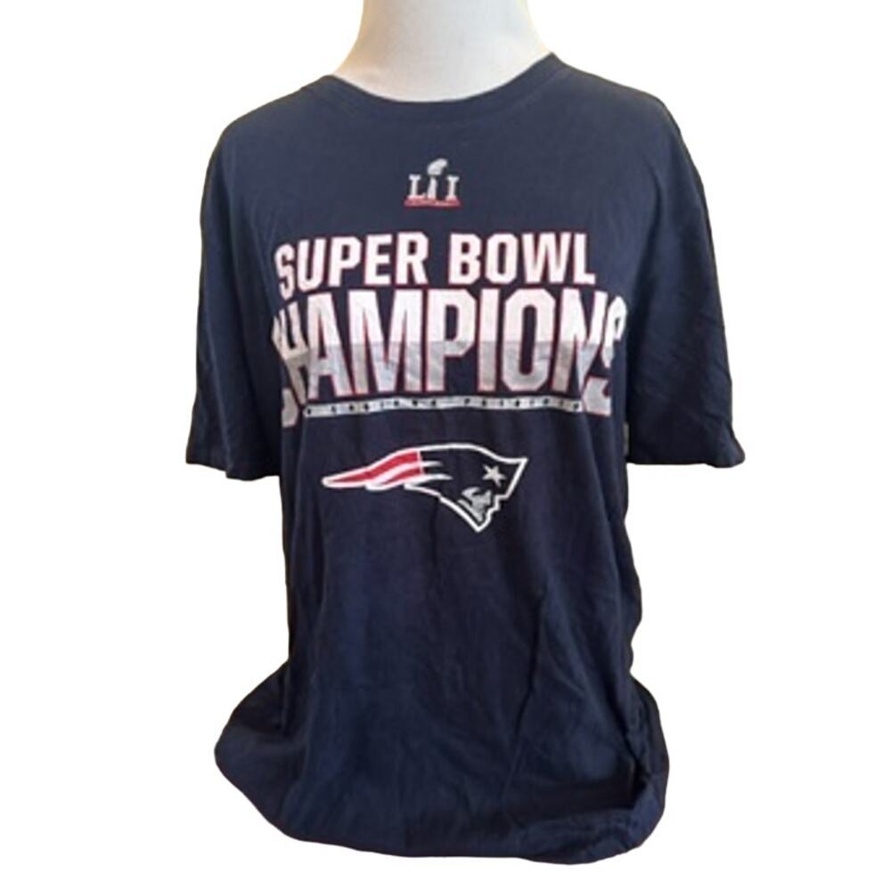 Vintage New‎ England Patriots Super Bowl LI Champions T-Shirt*SZ L